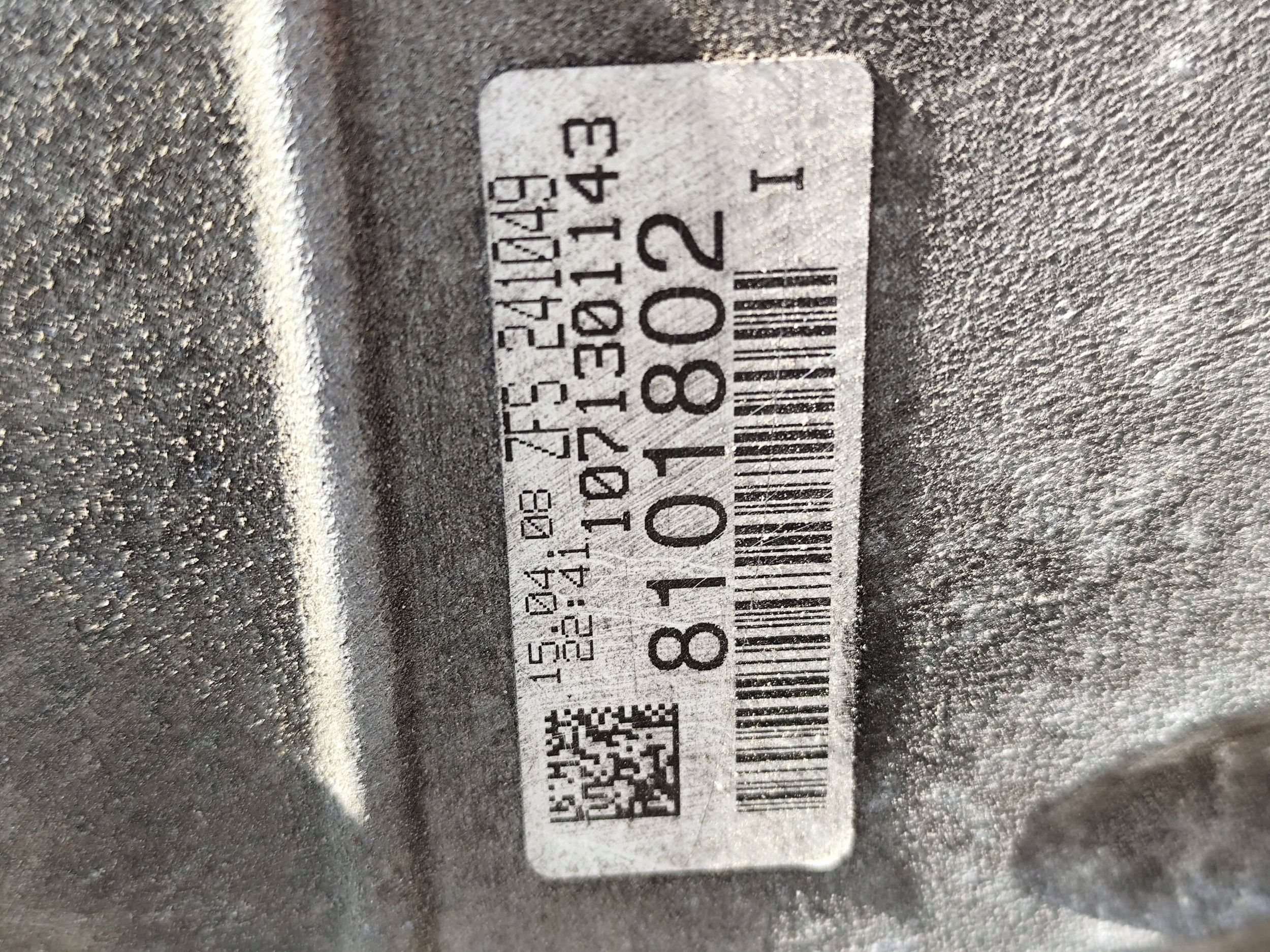 BMW 3 E93 2.0 gearbox, 7572455