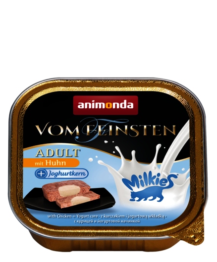 Animonda Vom Feinsten Adult Milkies s kuřecím masem a jogurtovým středem 100g