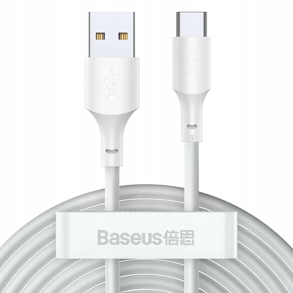 Baseus 2x kabel Usb-a Usb Typ C szybkie ładowanie Quick Charge 40 W 5 A 1