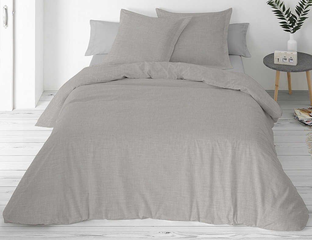 Posteľná Bielizeň ľanová 160x200 2 obliečky 70x80 Linen TM0165_33 sivá Matex