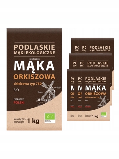Levně 1X Bio Life Chlebová mouka špaldová Typ 750 Ekologická 1 Kg X10