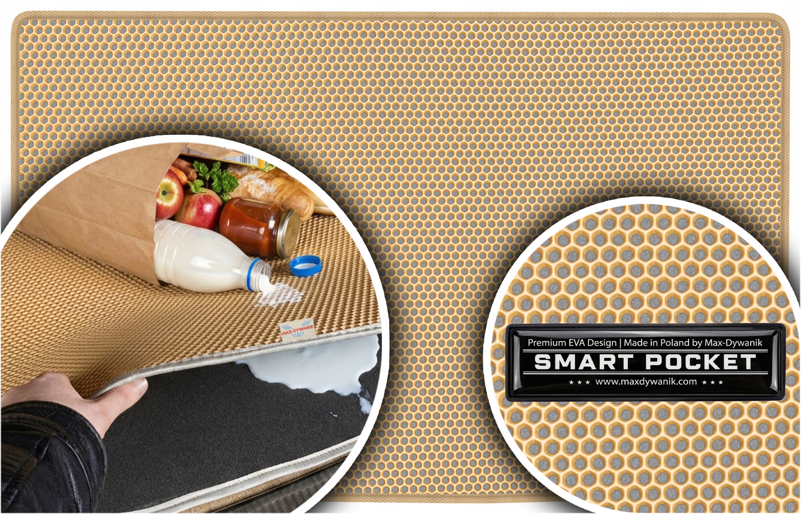 Opel Frontera B Short 1998-2003 Vložka do batožinového priestoru Eva Smart Pocket Béžová