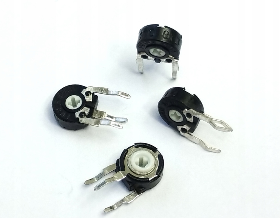 [10szt] Potencjometr Piher PT6LH 100R carbon pion