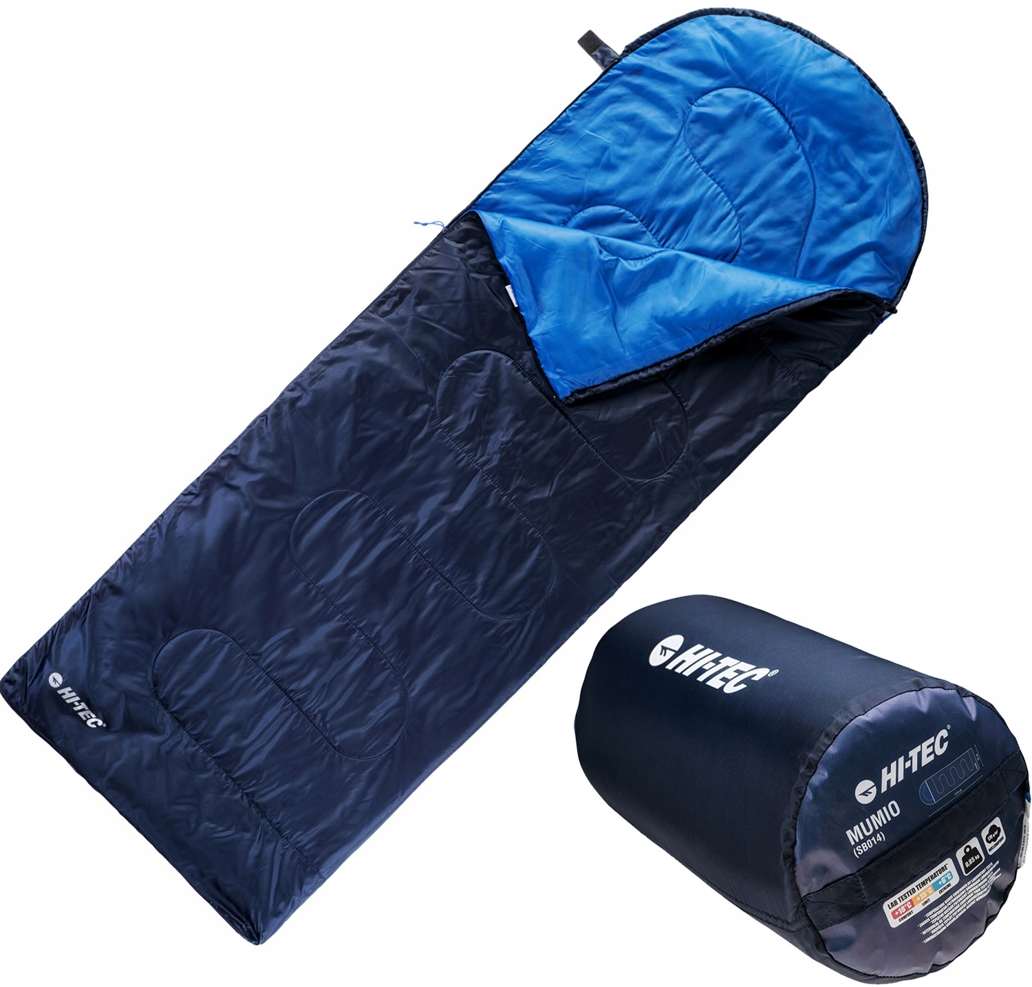 Śpiwór Turystyczny Mumia Kaptur Hi-tec Mumio be