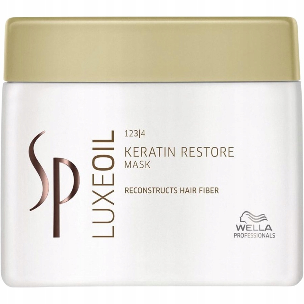 Vyživující maska Wella Sp Luxe Oil Keratin Restore pro vlasy 400 ml