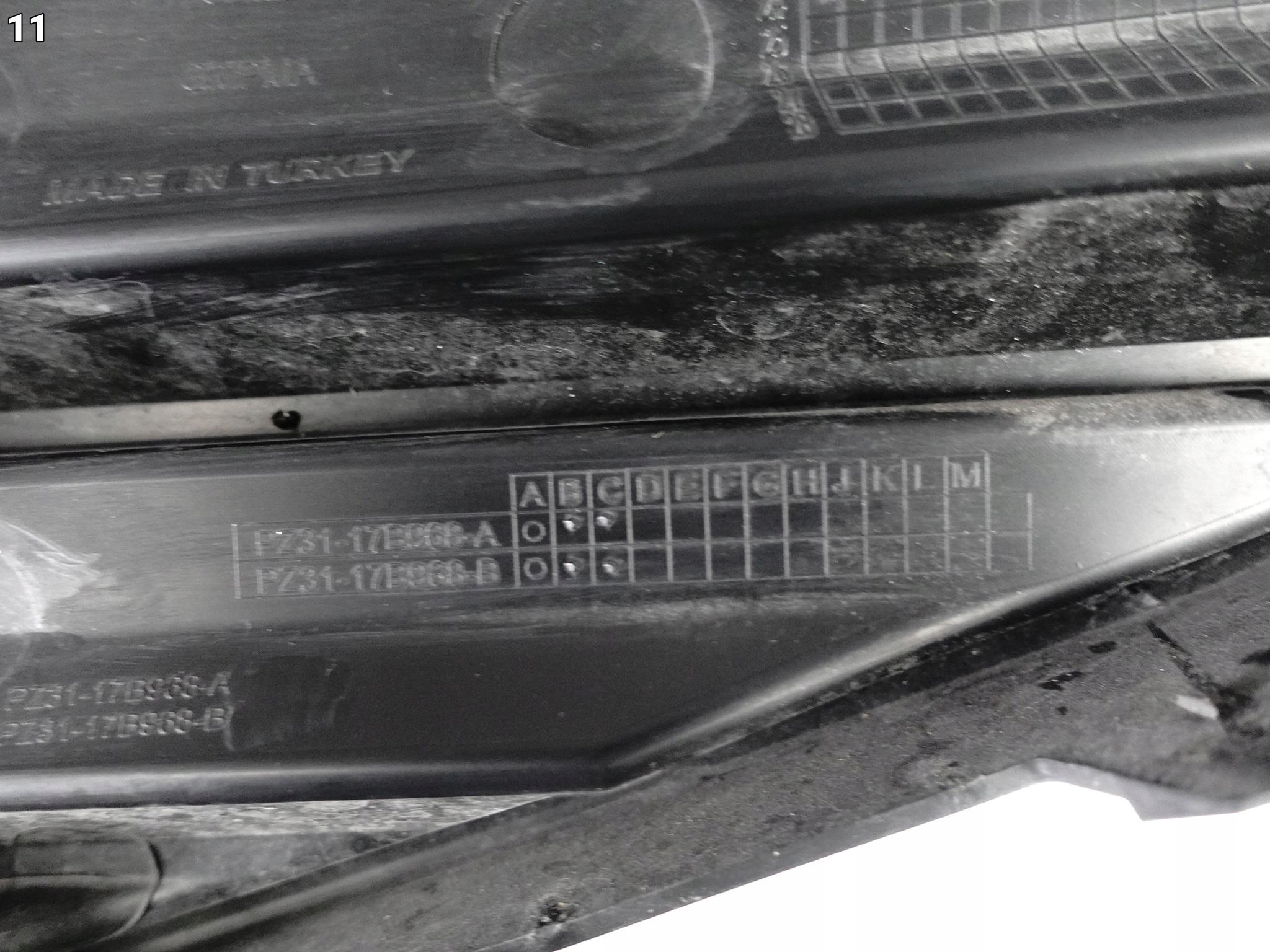 FORD TRANSIT CUSTOM II MK2 23- grill grille grid LOGO W bumper front
