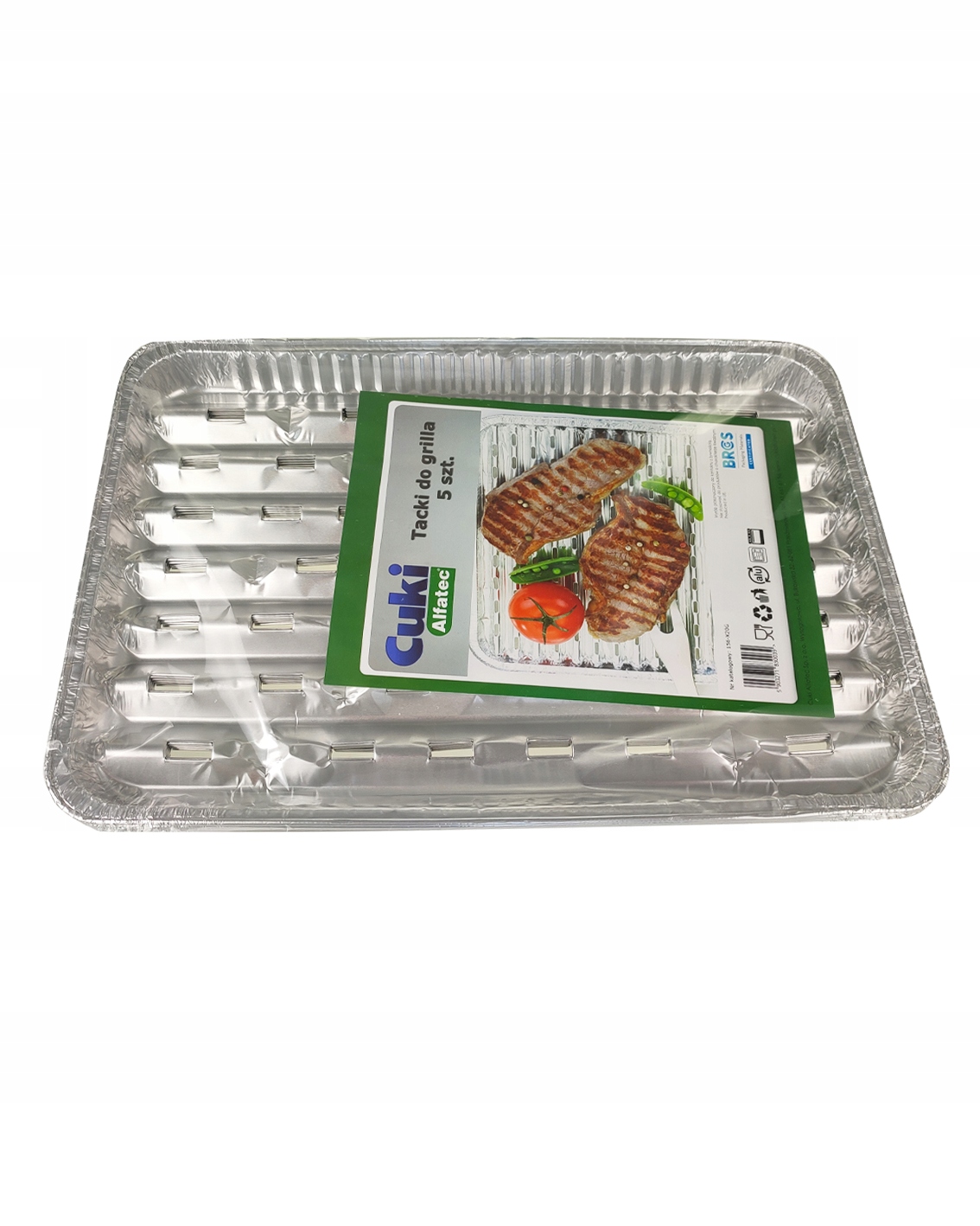 

Tacki jednorazowe Aluminiowe na grilla 5 sztuk