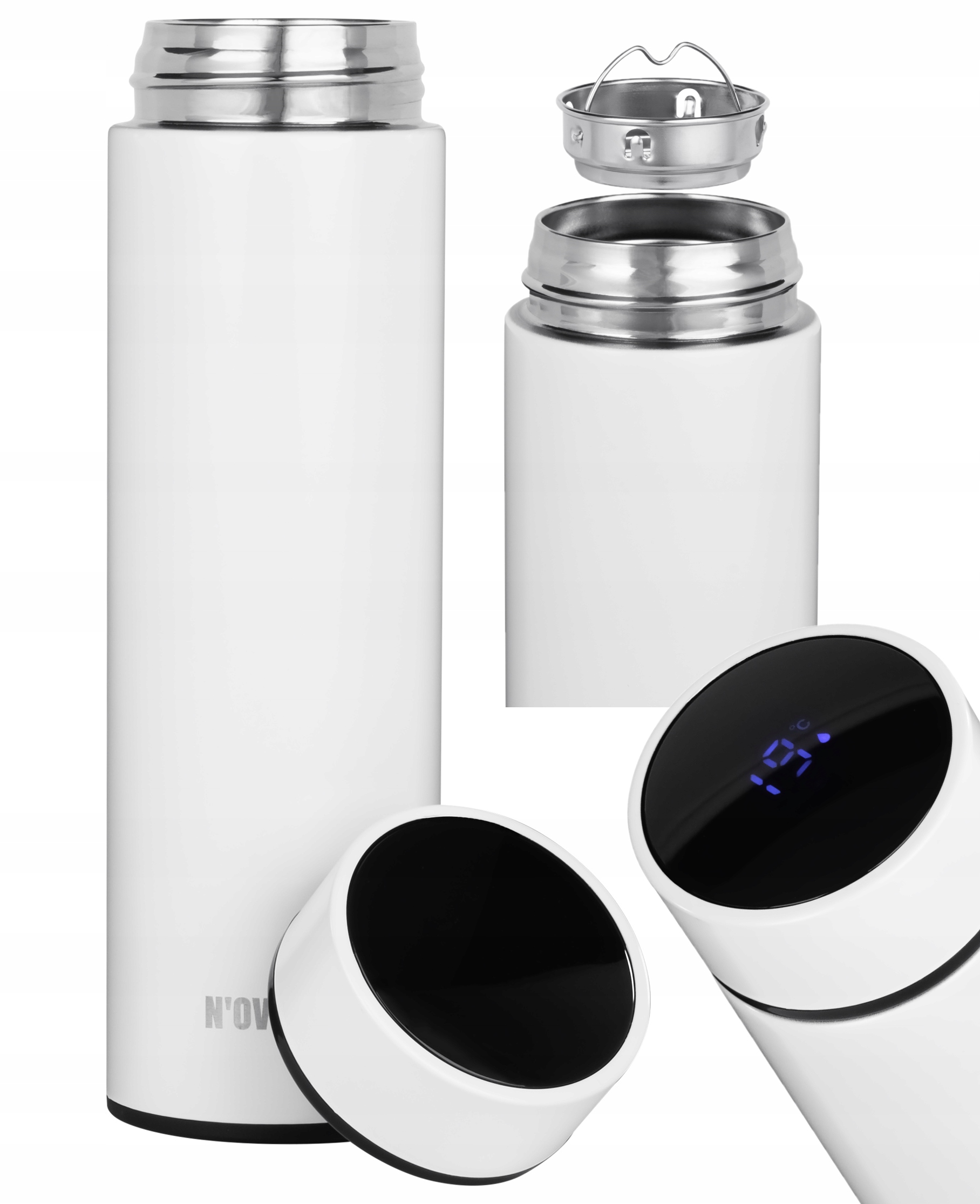 SZCZELNY TERMOS BUTELKA TERMICZNA KUBEK Z TERMOMETREM NA KAWĘ HERBATĘ SITKO Kod producenta TB2311