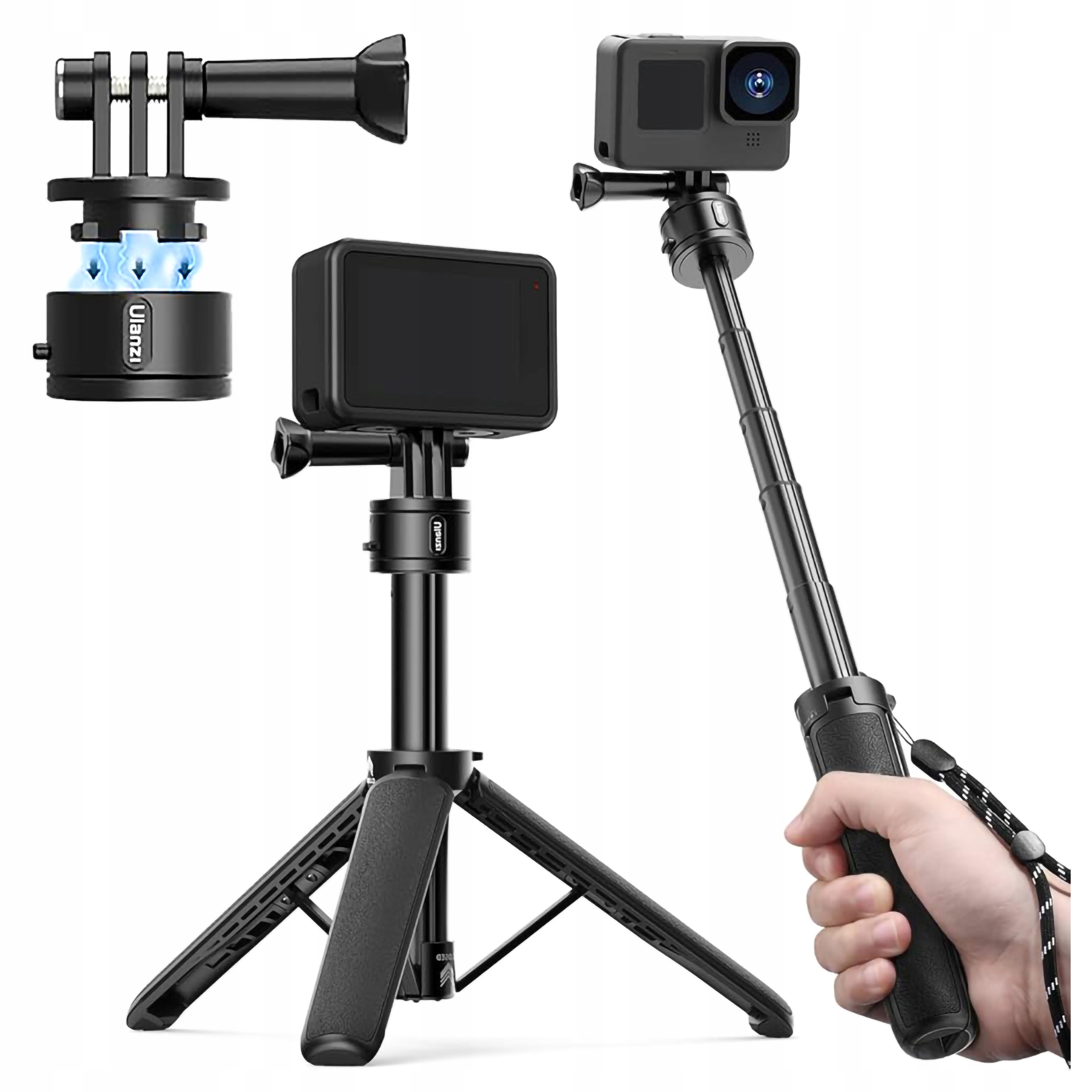 Selfie tyč MT-74 s uchycením Go-Quick II pro GoPro Hero 13, 12, 11, 10