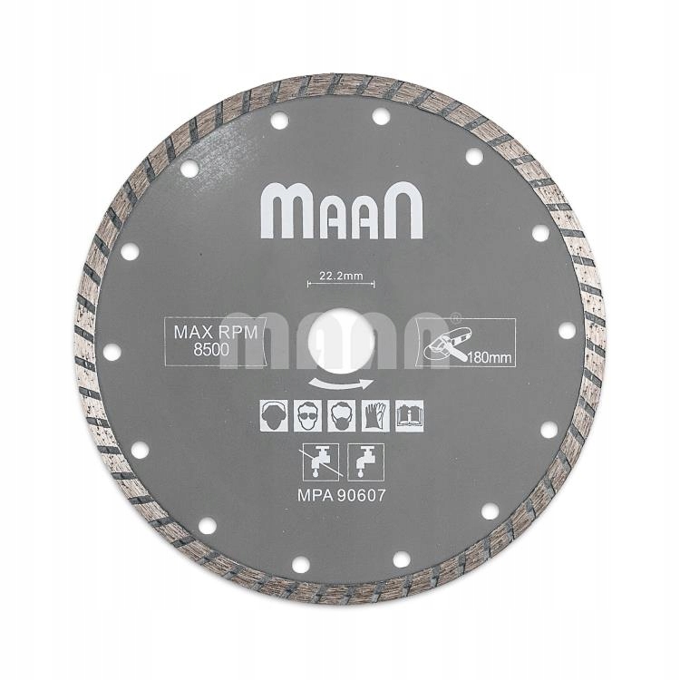 

Tarcza diamentowa turbo maan 230x22,2mm
