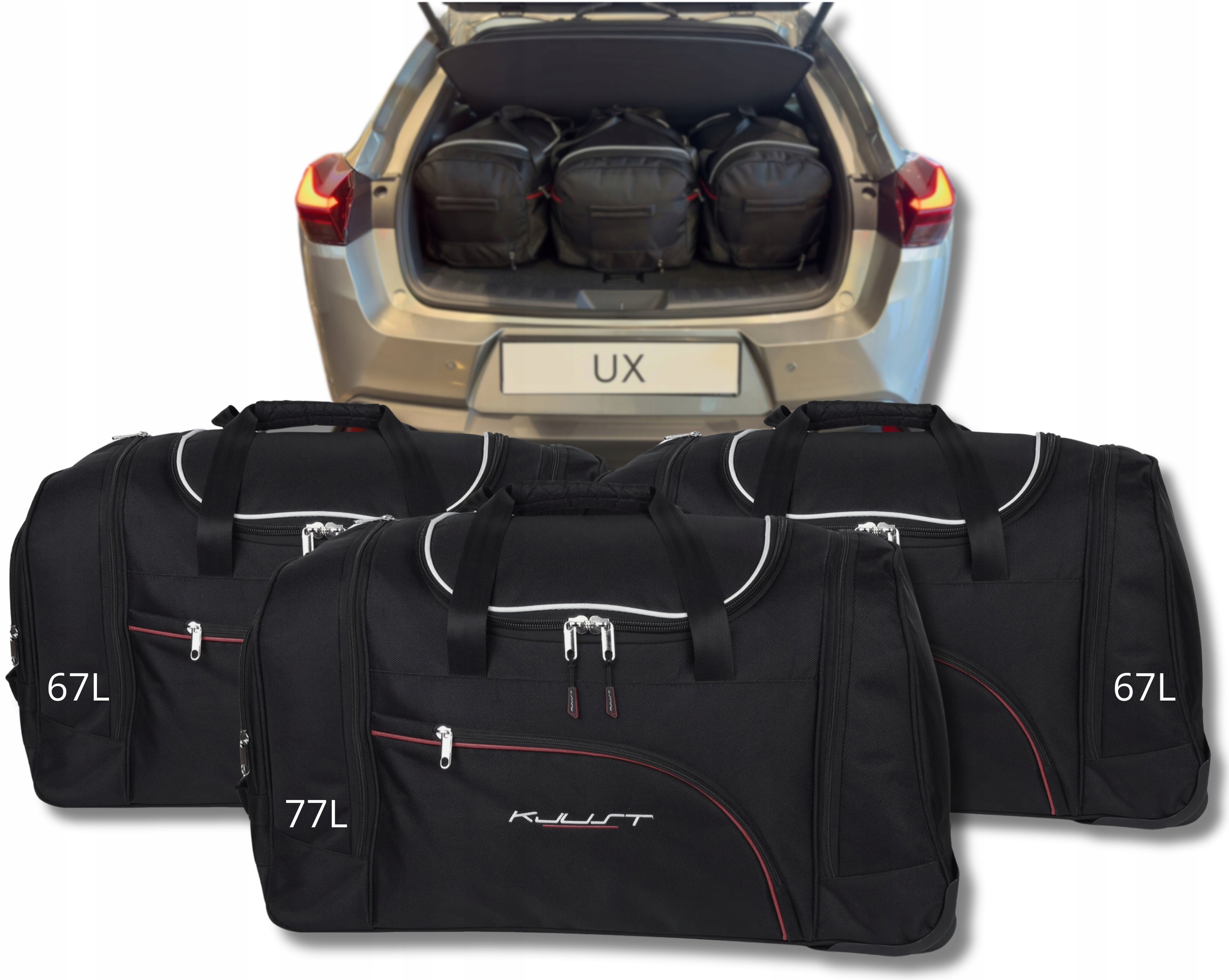 Cestovná Taška Do Kufra Lexus Ux Awd Hev 2018+ 3 ks
