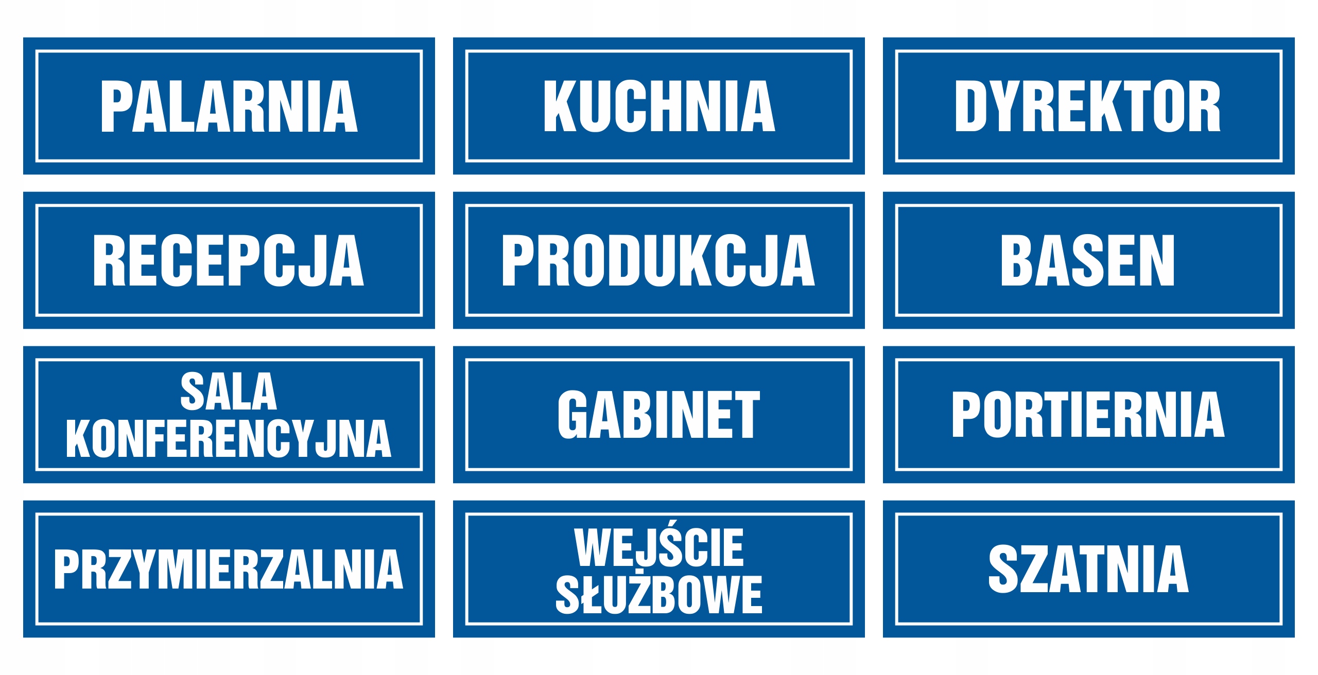 Tabliczka Informacyjna Prezes 30x10cm PCV 1mm Kod producenta Multeo