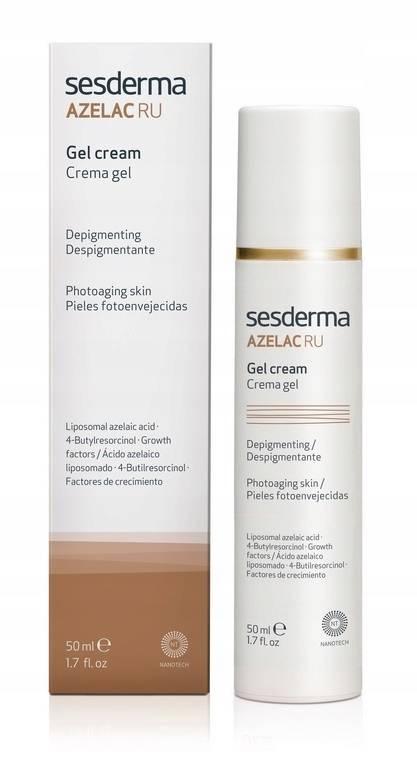 Sesderma Azelac Ru Gel Cream, Żel w Kremie na Przebarwienia, 50ml