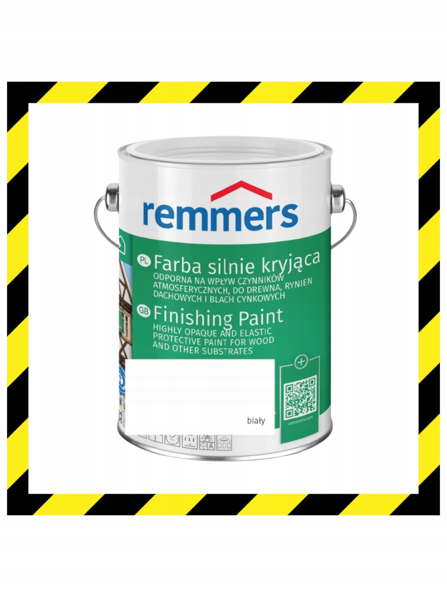 Remmers farba silnie kryjąca Biała 5 L Biały 3600 radmirradom