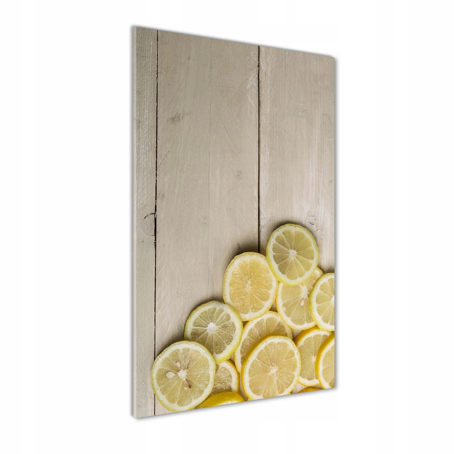 Akrylový obraz Citrony na dřevě 60x120 cm