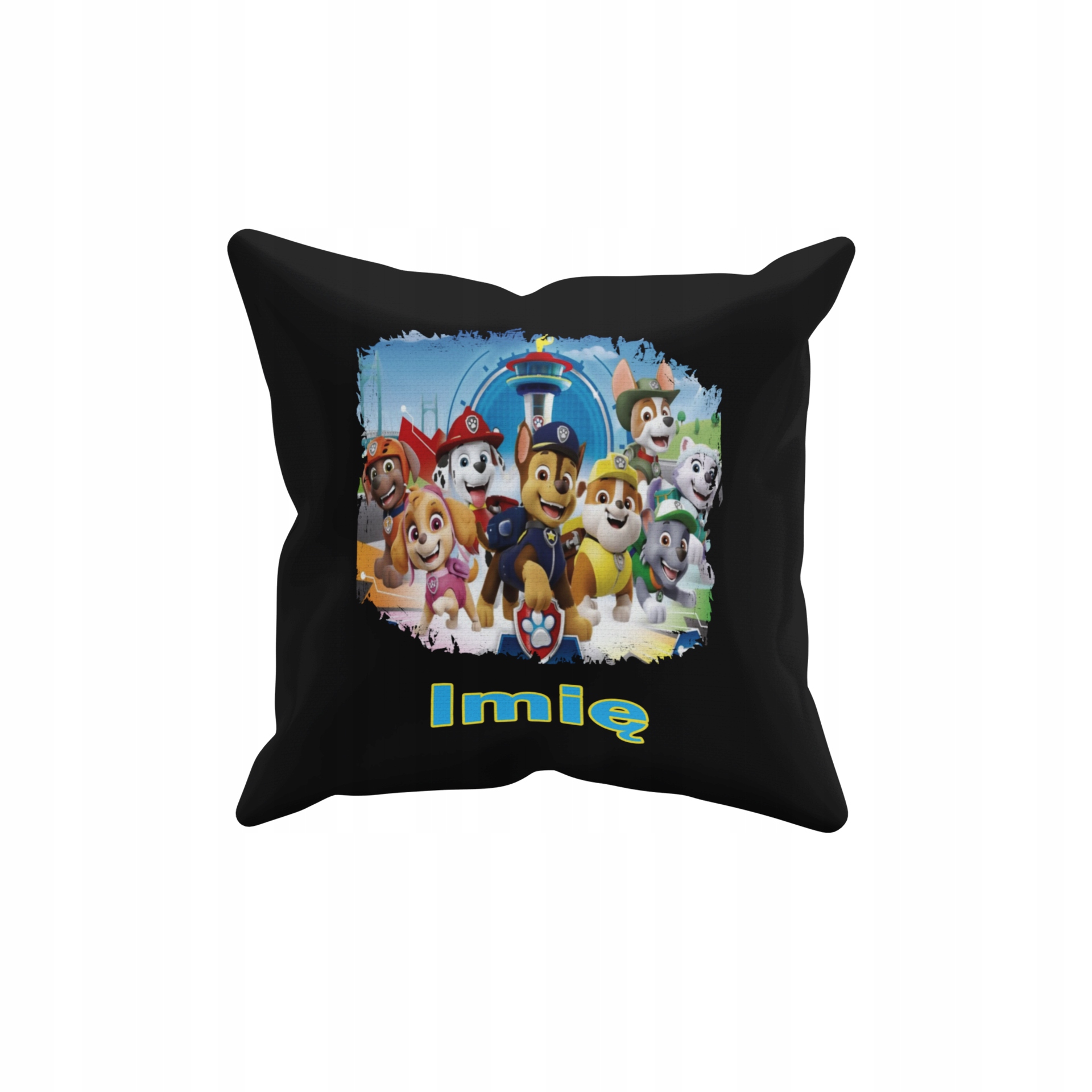 POSZEWKA NA PODUSZKĘ JAŚKA DO PRZEDSZKOLA PSI PATROL + IMIĘ GRATIS Waga produktu z opakowaniem jednostkowym 0.5 kg