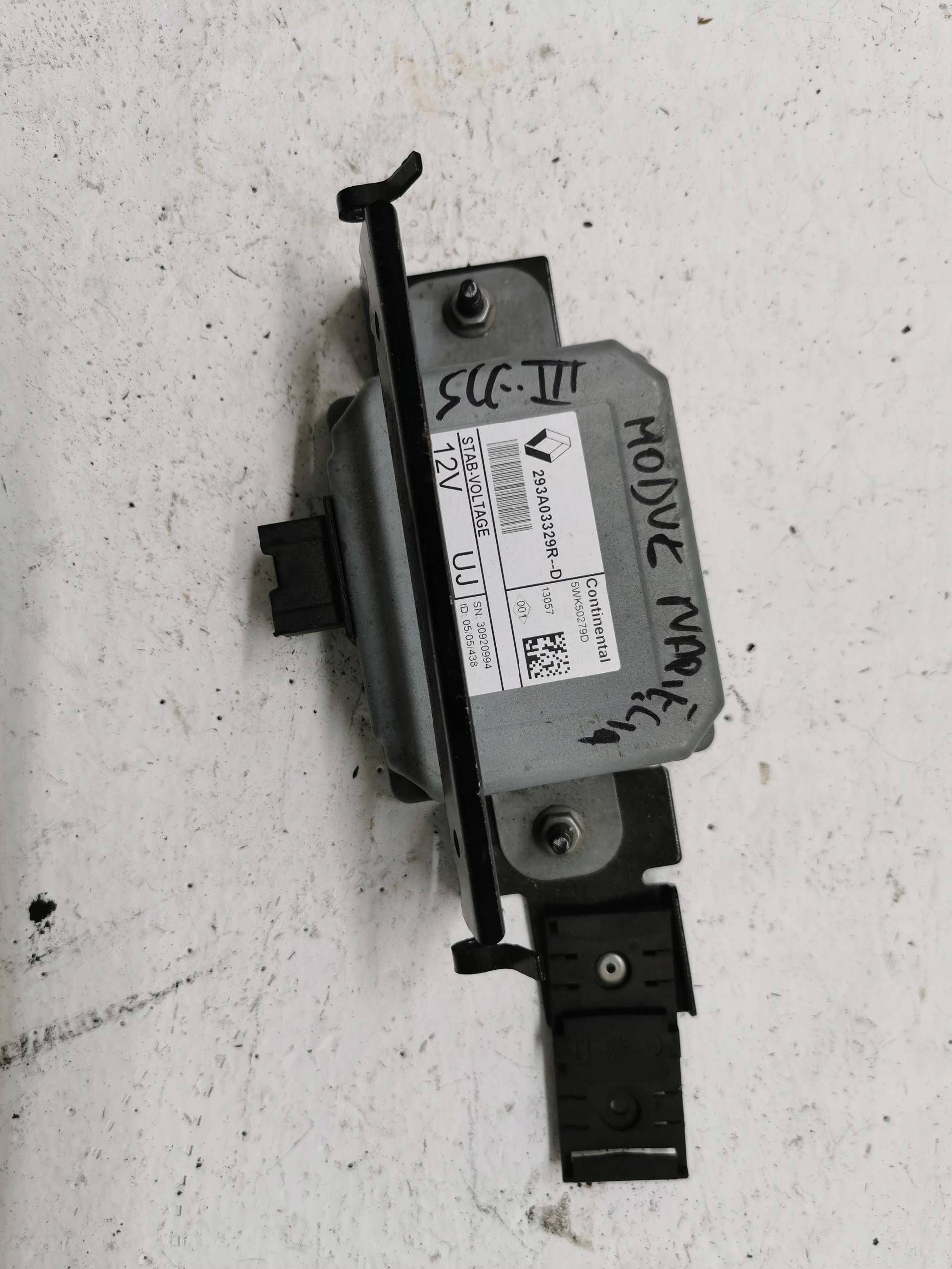 voltage module RENAULT SCENIC III 08-16 293A03329R