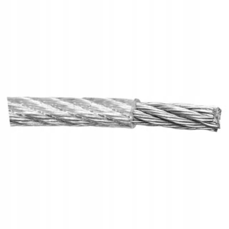 Lanko oceľové pozinkované v Pvc, Ø 5/6 mm x 100 m