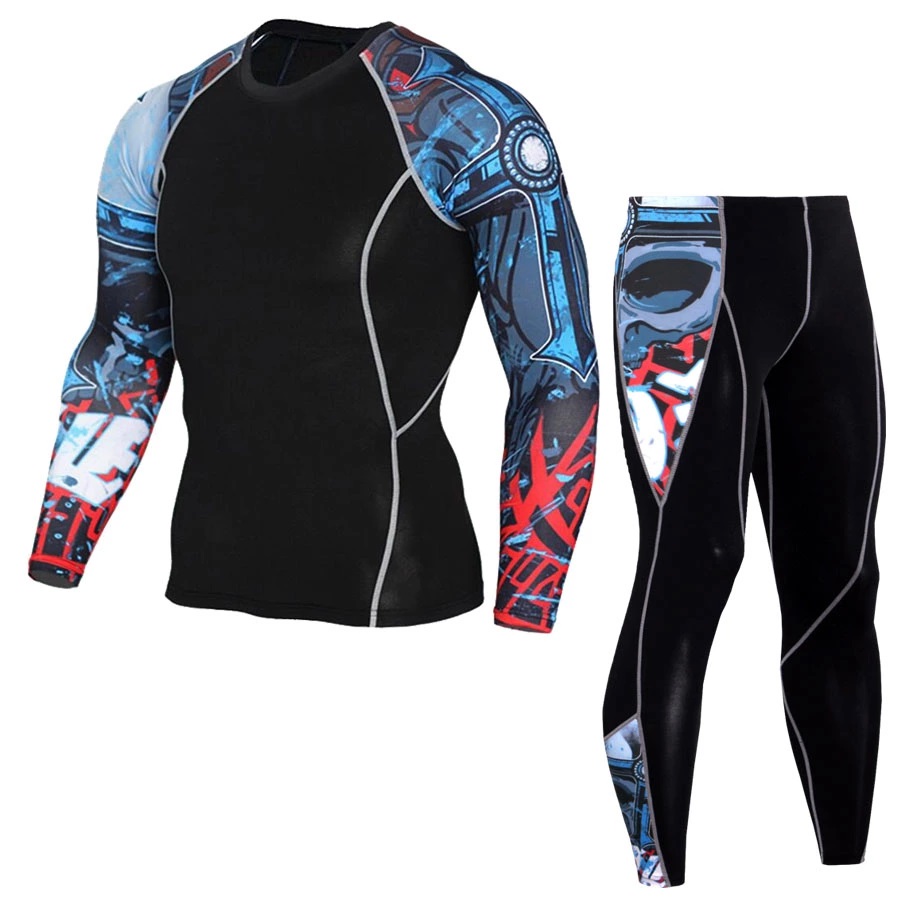 ODZIEŻ TERMOAKTYWNA RASHGUARD LEGINSY KOMPLET M