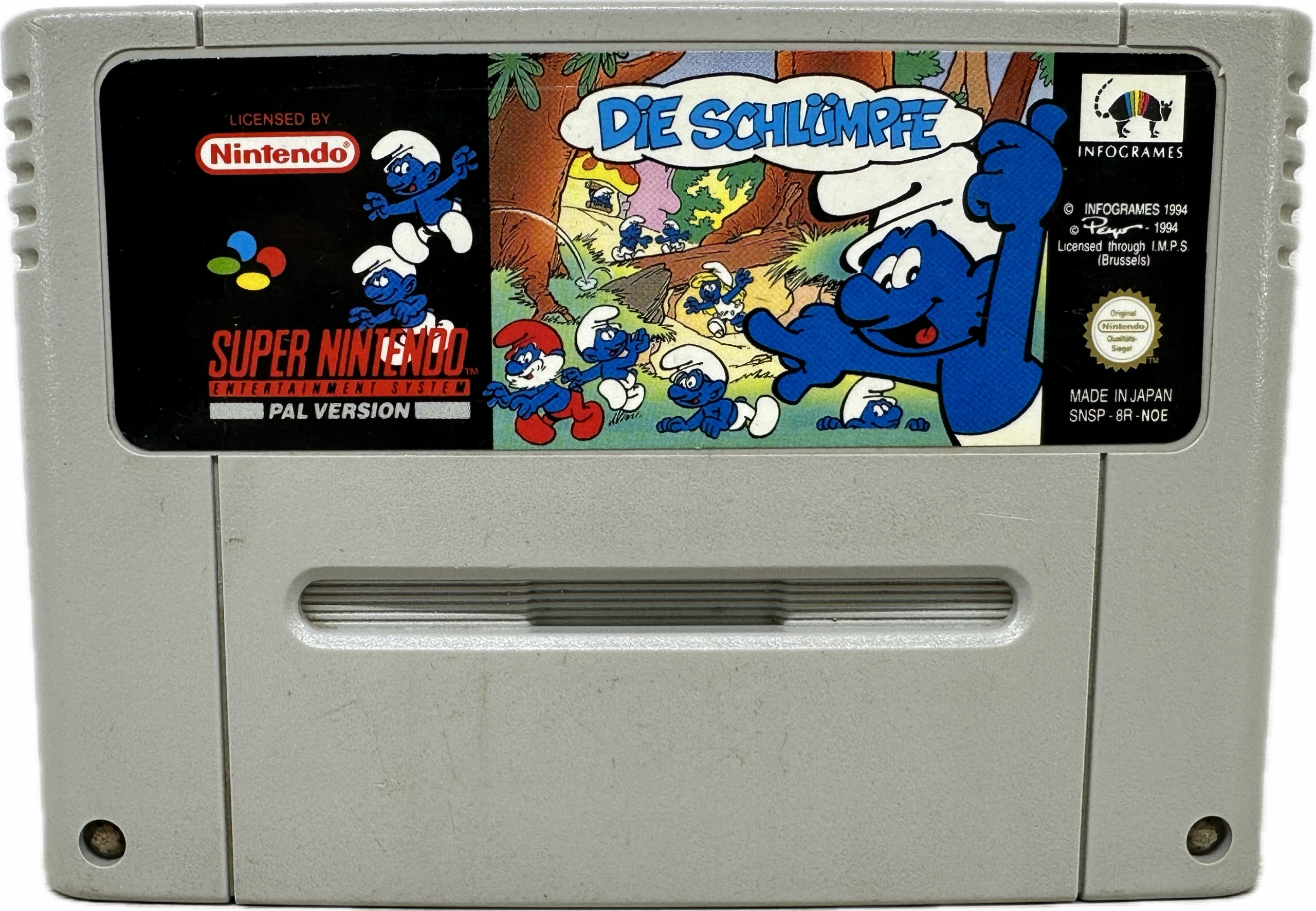 Gra The Smurfs Nintendo SNES Eng