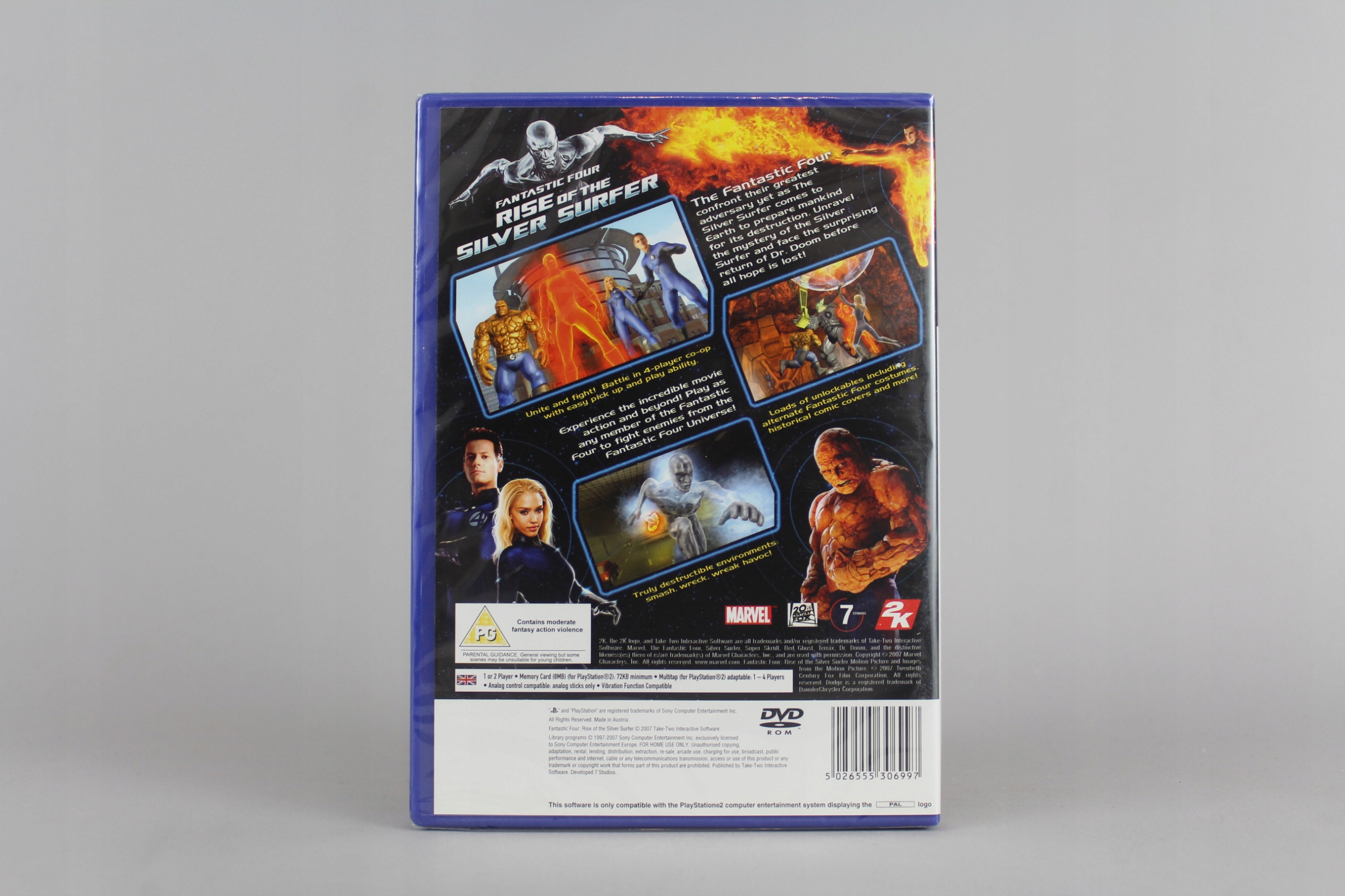 FANTASTIC FOUR RISE OF THE SILVER SURFER PS2 Tematyka gry akcji
