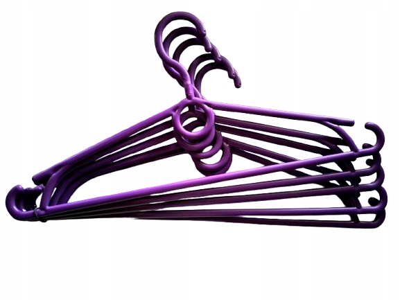 Otočný věšák na oblečení 100 Ks Fialový Švestkový, továrna
