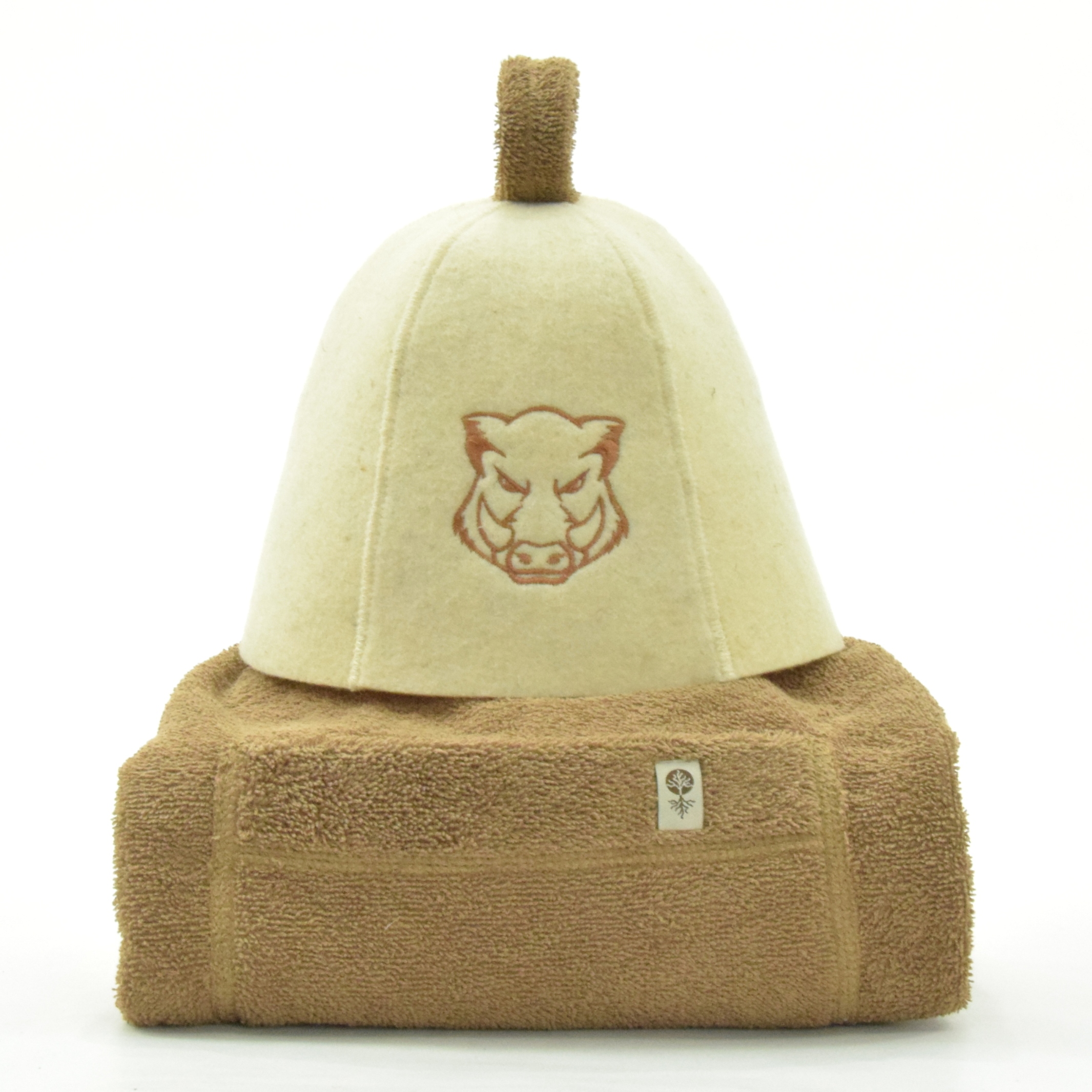 Čepice do sauny Kilt vlna bavlna Pánský set 2 cz vel L