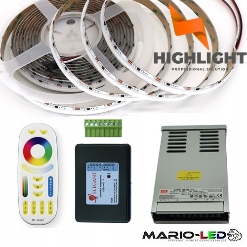 Led sada chodba Cob Rgb WS2811 24V 15m F26