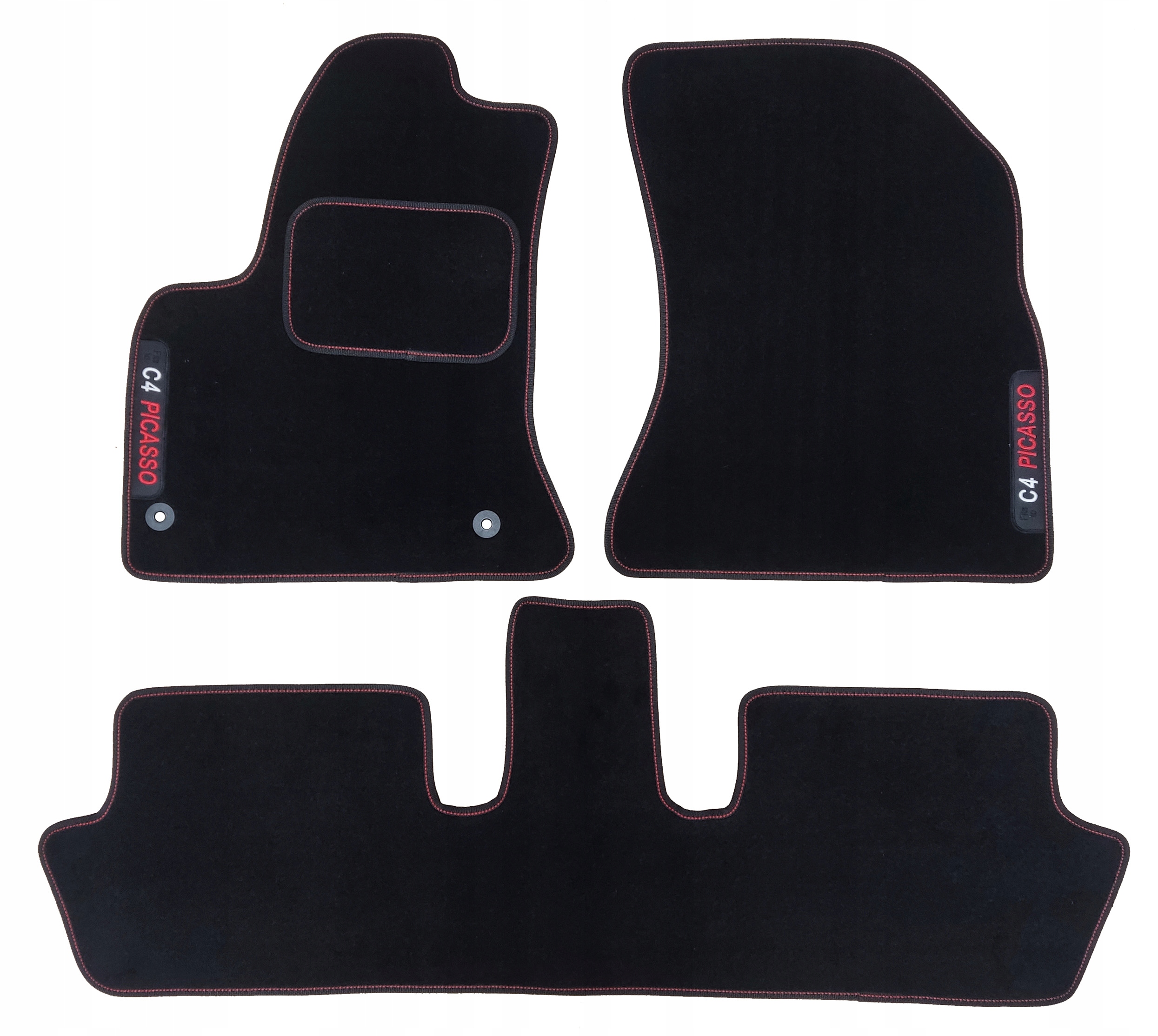 C4 Пикассо 2006-2013 автомобильные коврики + вышивка