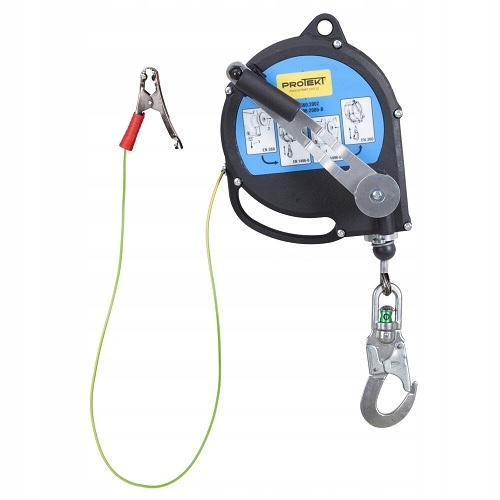 Samobrzdící záchranné zařízení pro oblasti s nebezpečím výbuchu CRW200G 15 m