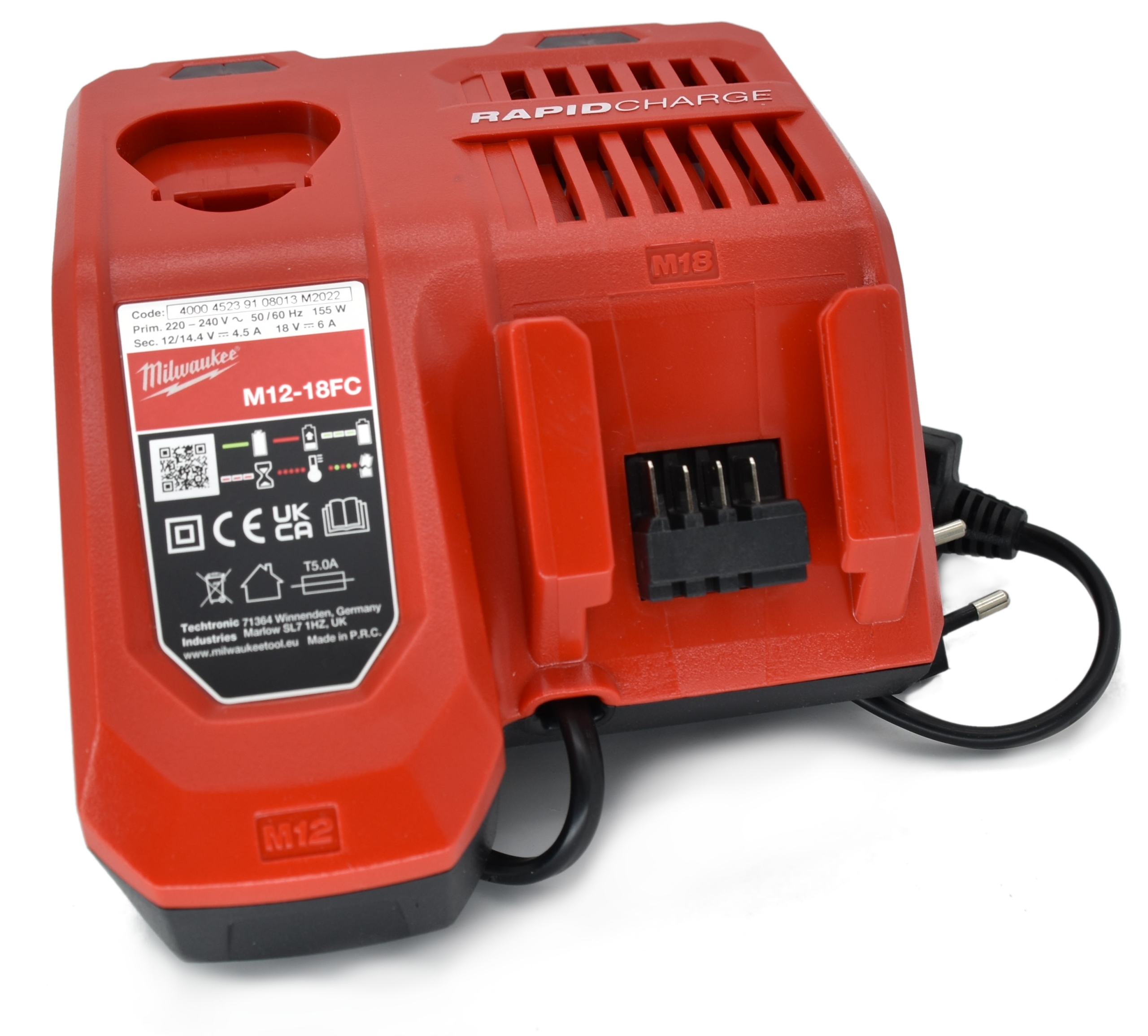 MIlwaukee M12-18FC Ładowarka do Akumulatorów Szybka M12 M18 6A 4932451079