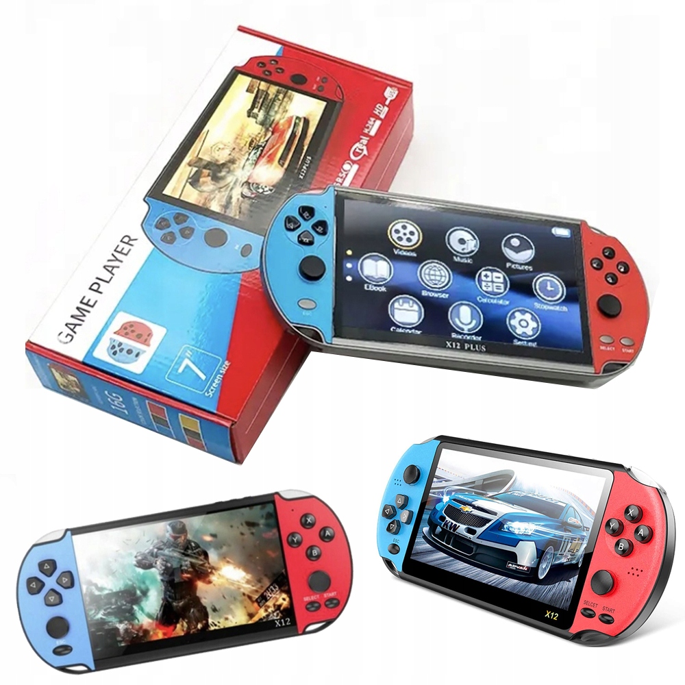 Mini Przenośna Konsola Do Gier 2700+ Gier Menu Tv Zabawka Gierka Gra