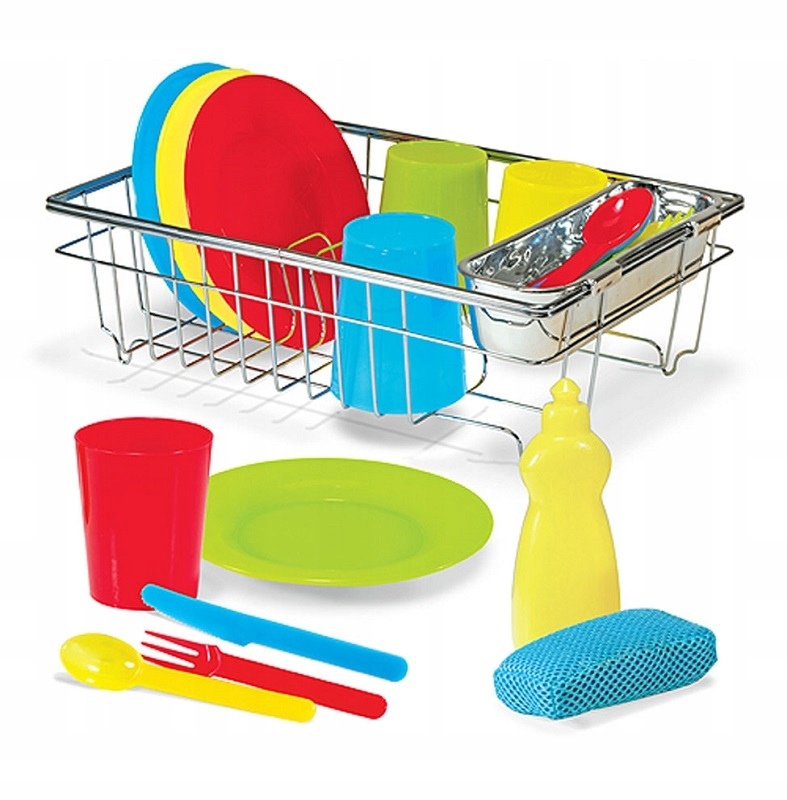 

Naczynia zestaw suszarka sztućce Melissa And Doug
