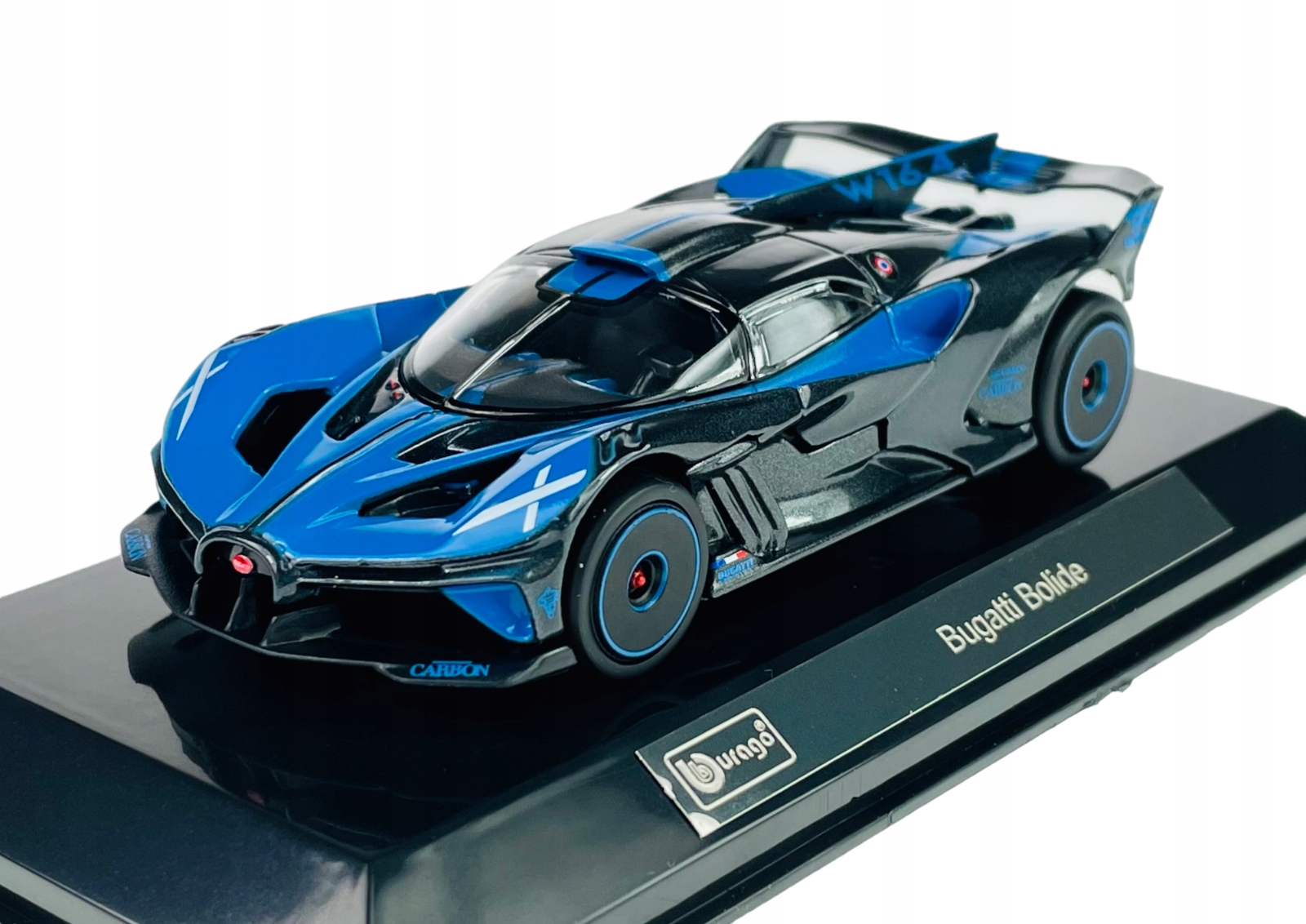 Bburago Bugatti Bolide W16 8.0 1:43 Vitrína Nový Kovový Model