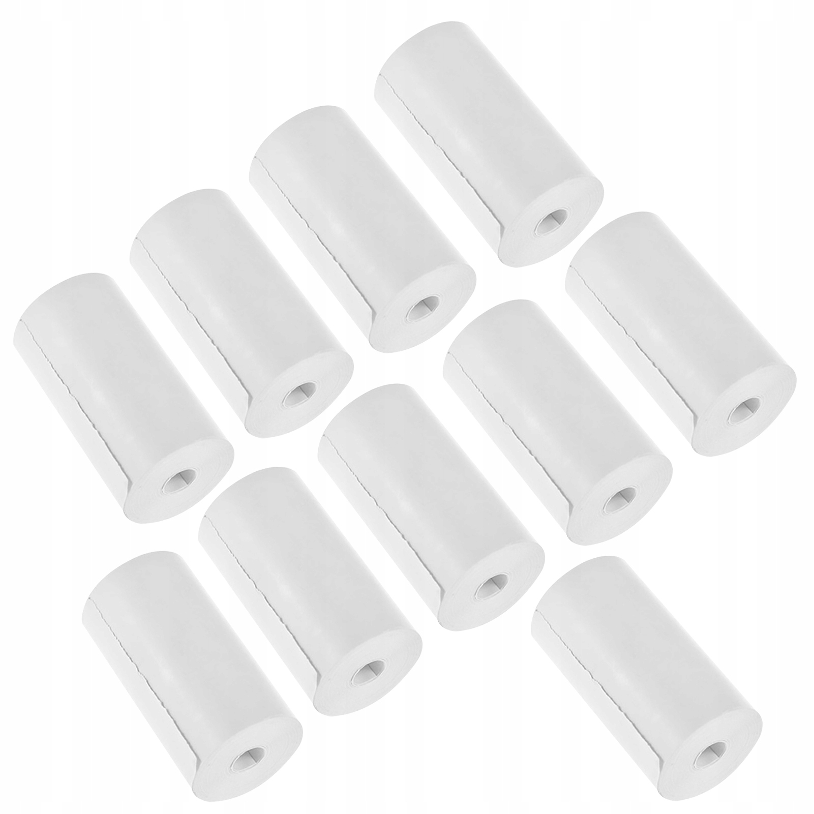 

Biały papier termiczny szerokość 55mm (10 rolek)