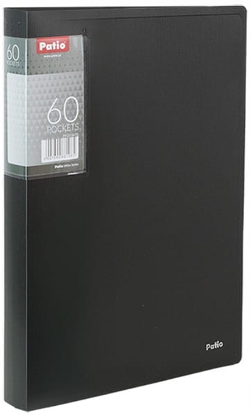 

Teczka A4 Clear Book 60 Koszulek Patio Czarna