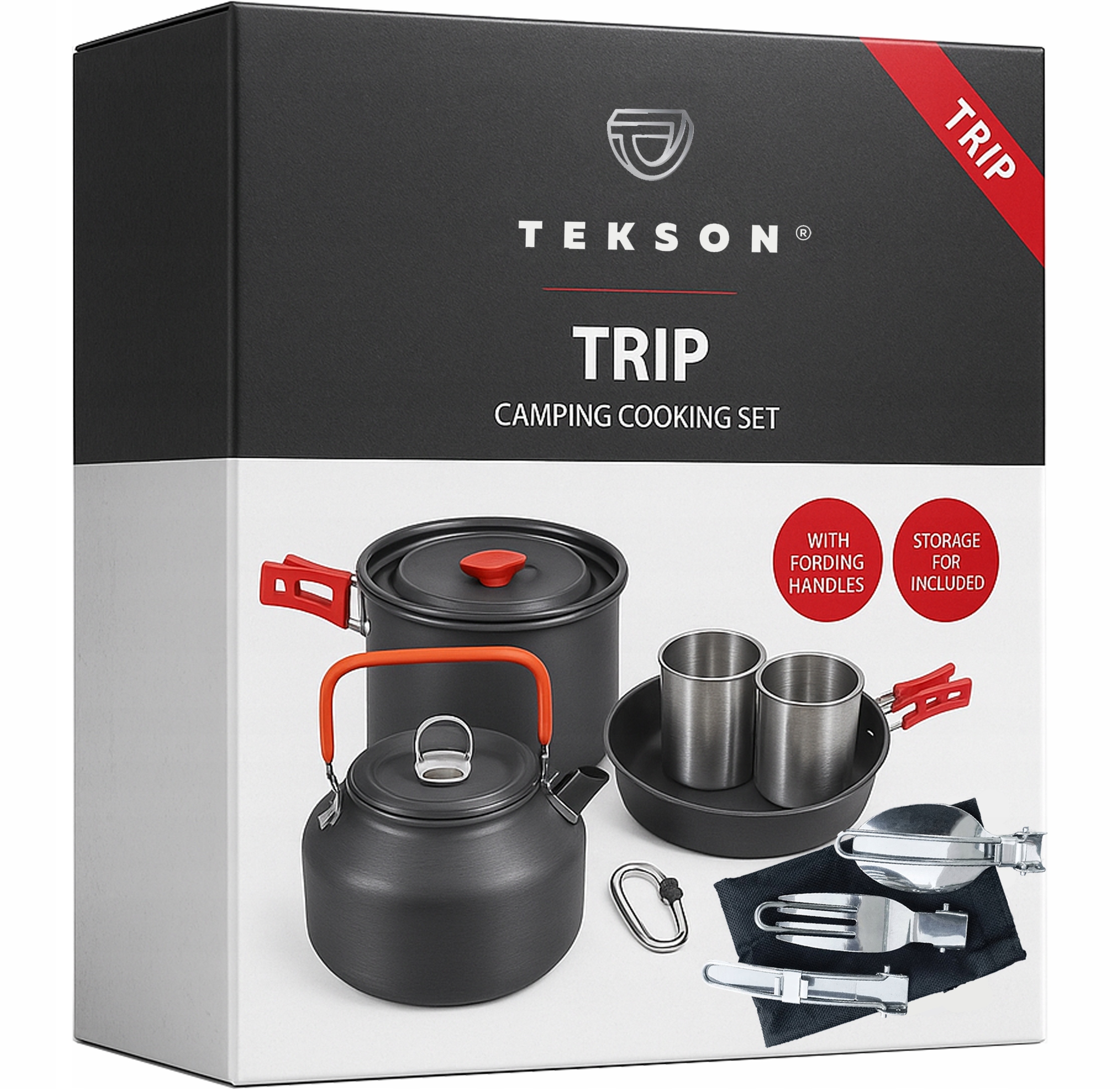 Sada Hrnců Trip Tekson pro batoh, 9 dílů