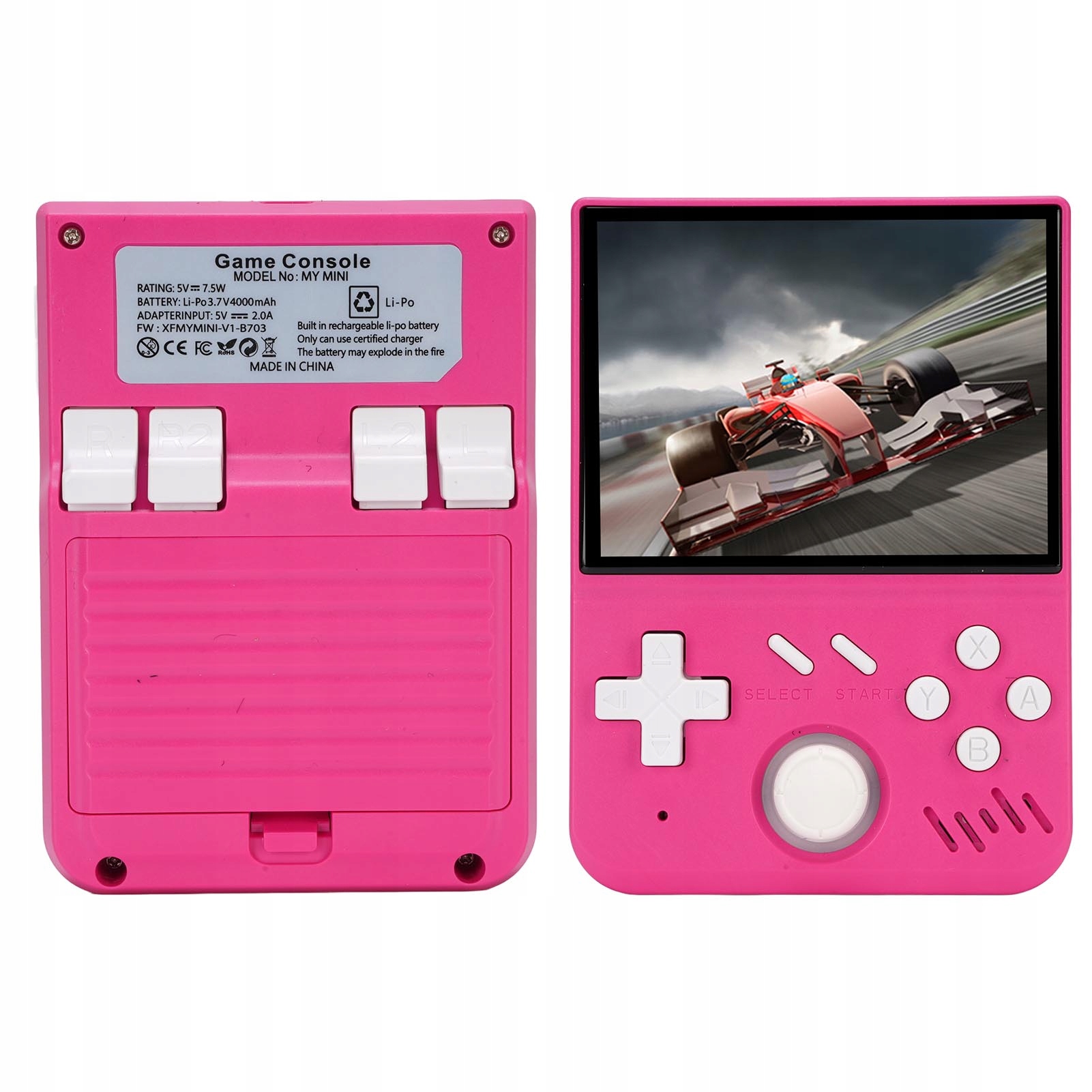 Handheld Console Game 3,5 -calowy ekran przenośny retro ręczny RJ