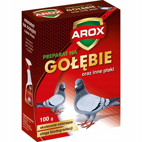 

Preparat Odstraszający Gołębie I Inne Ptaki 100g