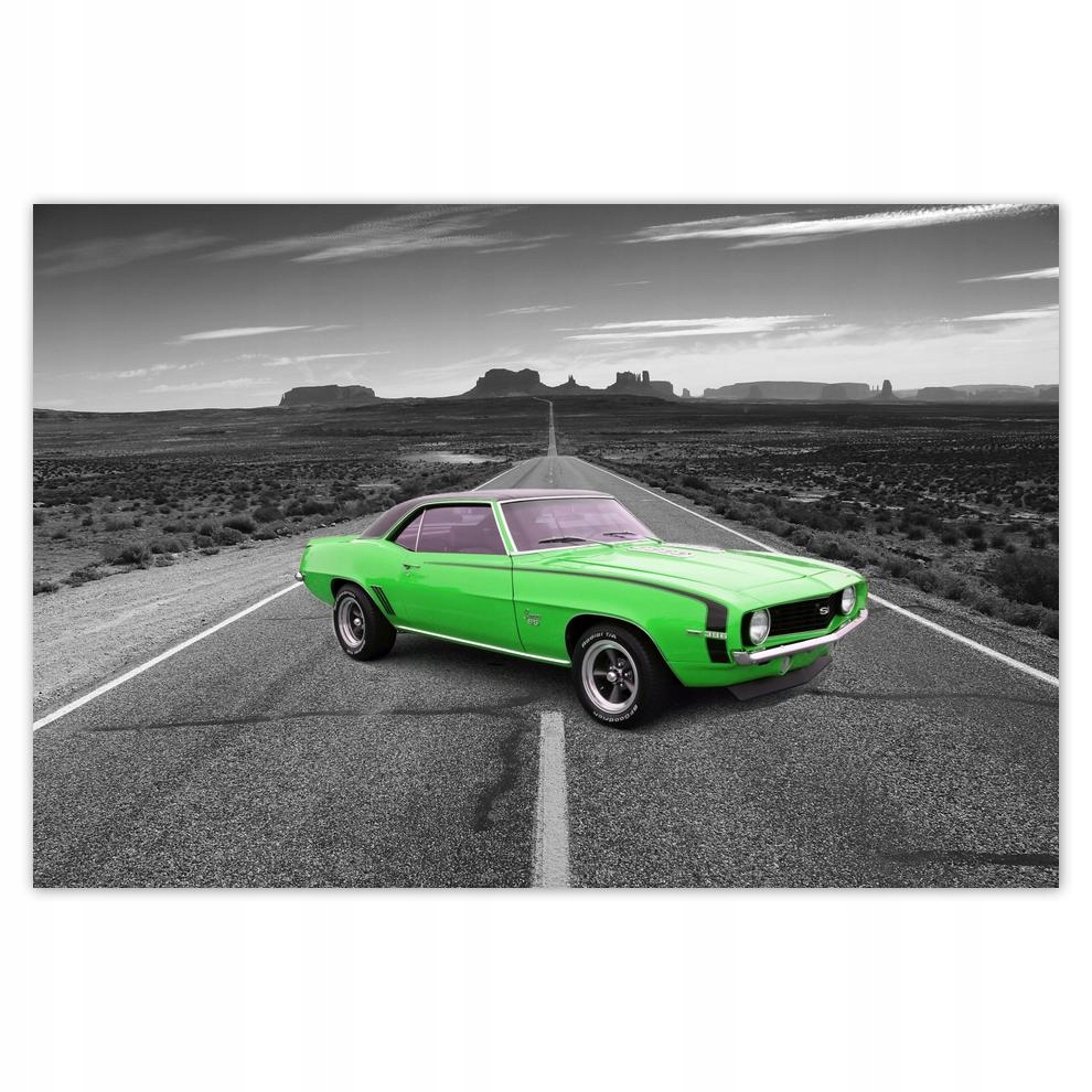 

Plakat 60x40 Zielone auto Autostrada