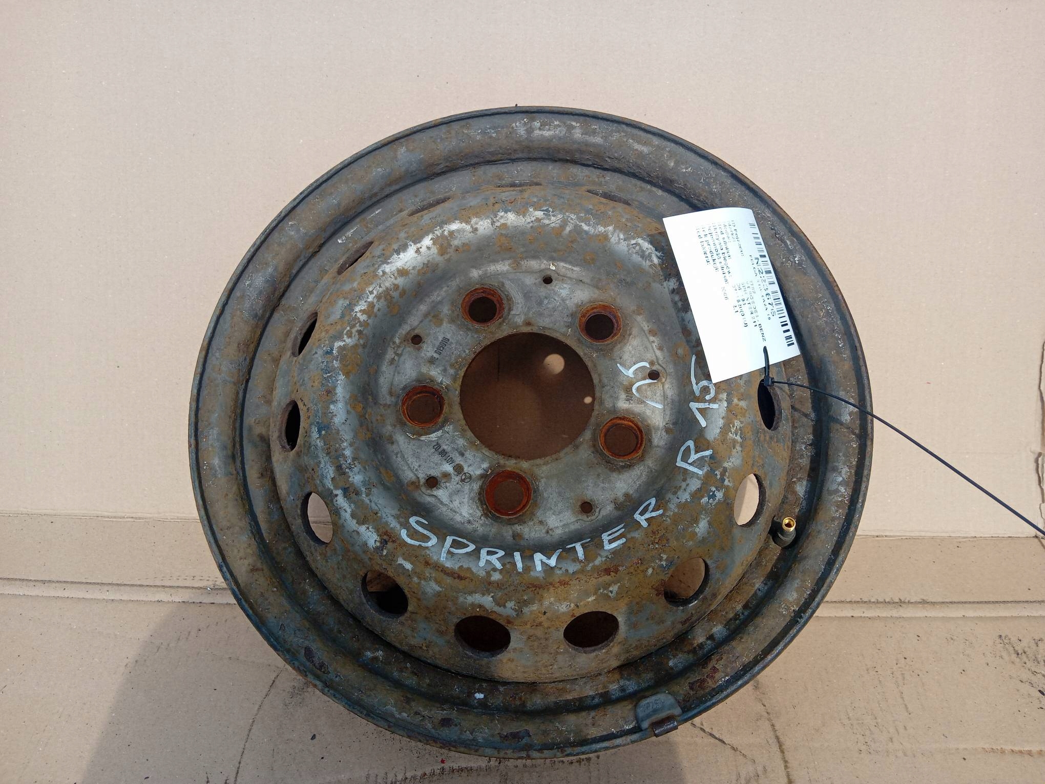 disk STALOWA 15 5X130 MERCEDES - BENZ SPRINTER 311