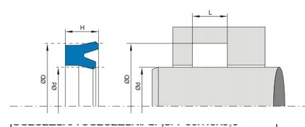 Uszczelniacz siłownika 50x35 TTI manszeta 35x50x10 mm Numer katalogowy części TTU-1725