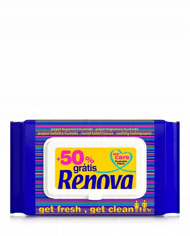 

Papier toaletowy nawilżany Renova 60szt