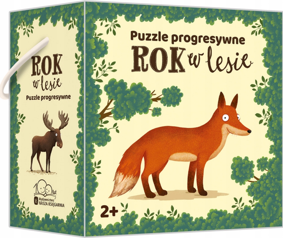 

Rok W Lesie Puzzle Progresywne 20 Elementów 2+