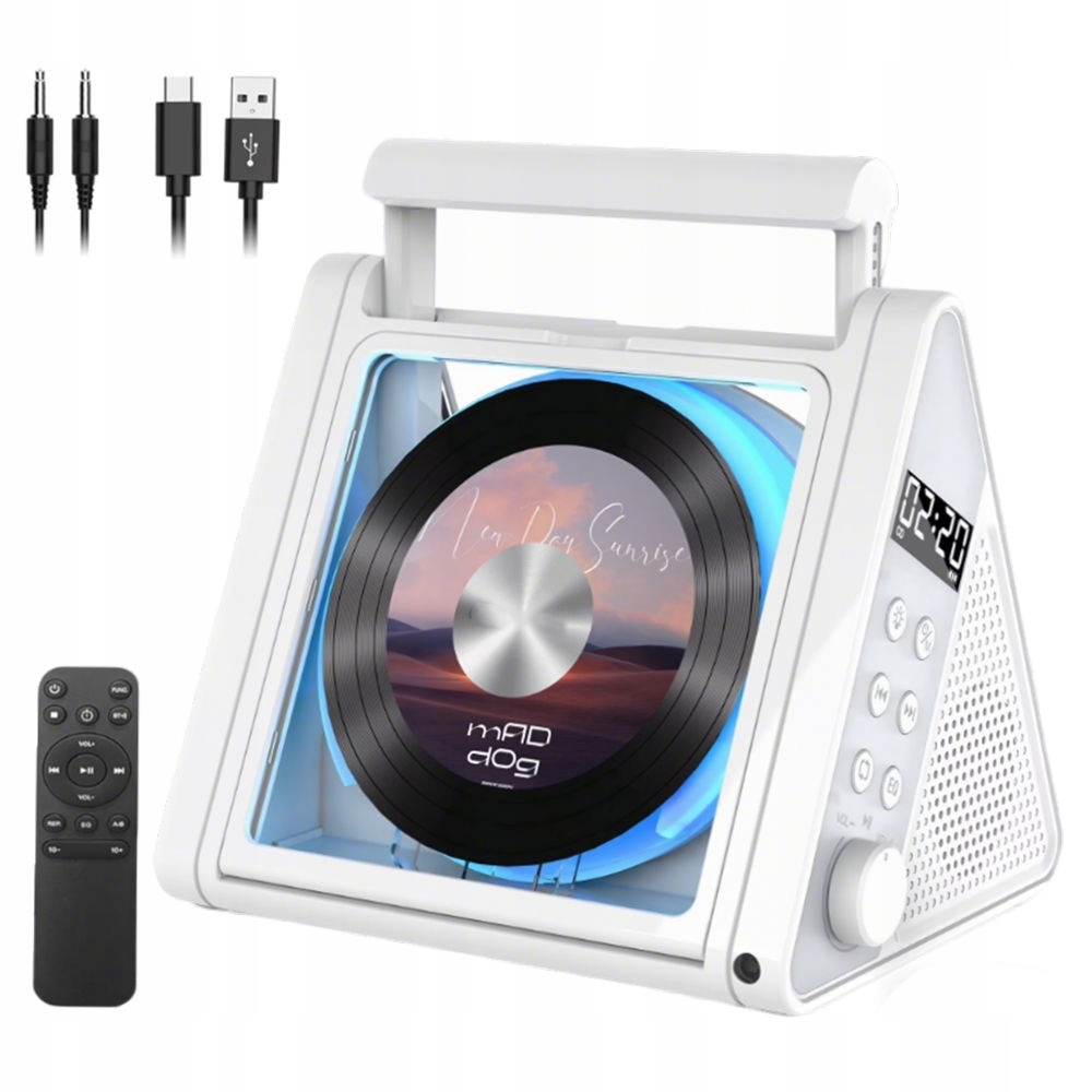 Přenosný CD přehrávač Bluetooth reproduktor Stereofonní CD přehrávače Fm