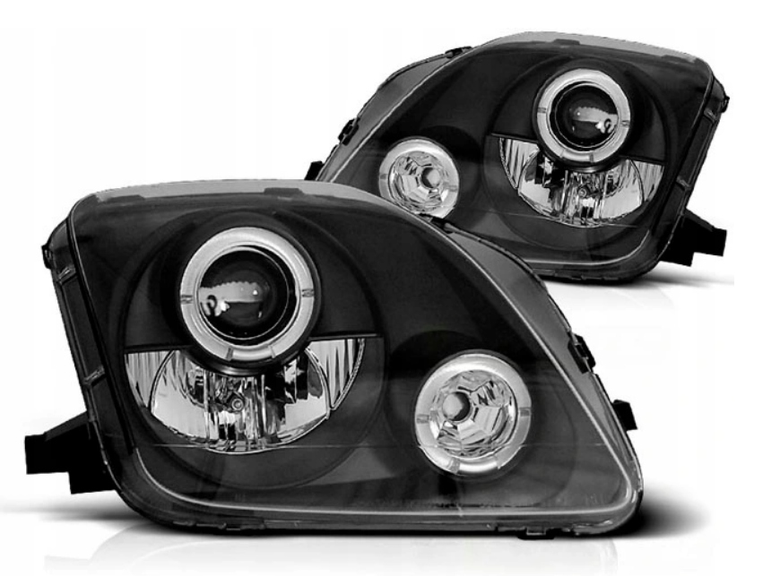 REFLEKTORY HONDA PRELUDE V 97-01R RINGI LED BLACK