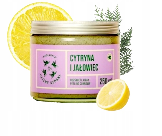 Cztery Špačci 250 ml cukrový peeling citron a jalovec