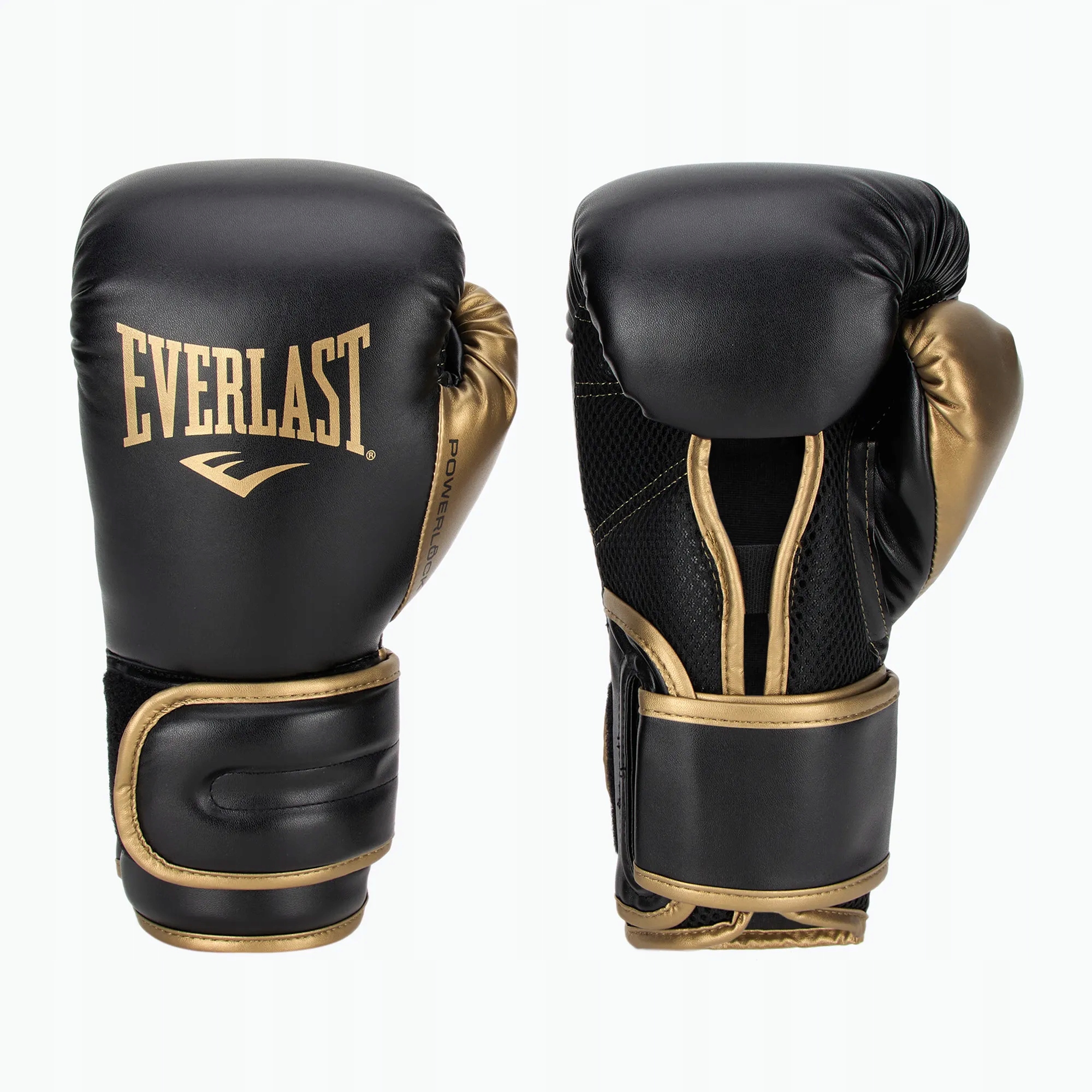 Everlast Boxerské rukavice Powerlock 2 Black/Gold 16OZ