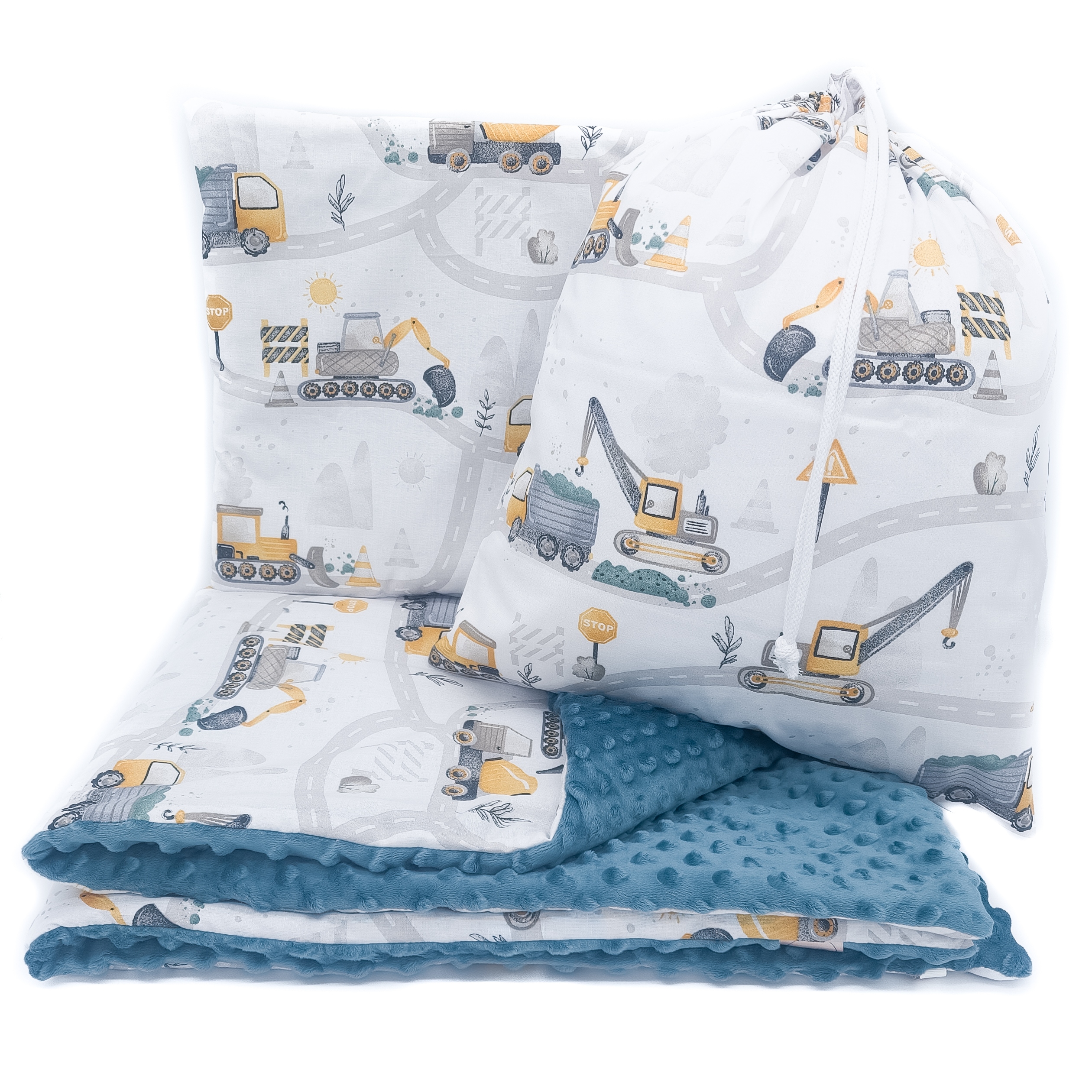 ZESTAW PRZEDSZKOLAKA KOŁDRA 75X100 + PODUSZKA 3W1