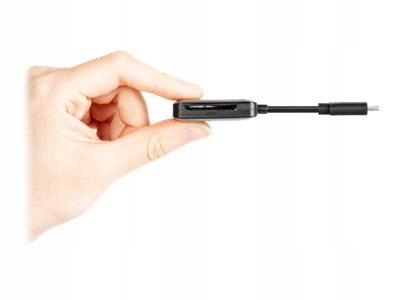 Transcend RDC3 Cardreader SD/microSD Usb-c 3.2 gen1 Black